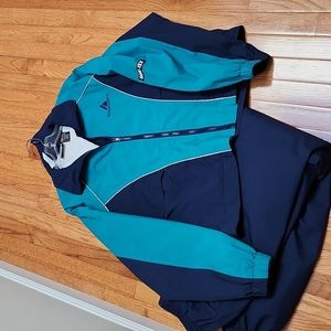 Saucony Teal and Navy Track Jacket